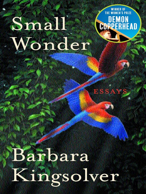 Title details for Small Wonder by Barbara Kingsolver - Wait list